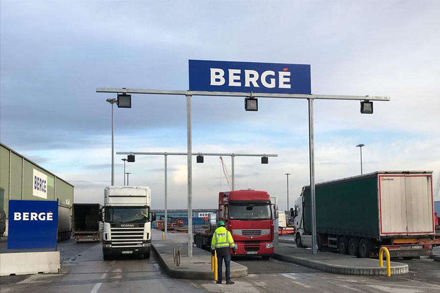 BERGE terminal automatizada puerto de Bilbao