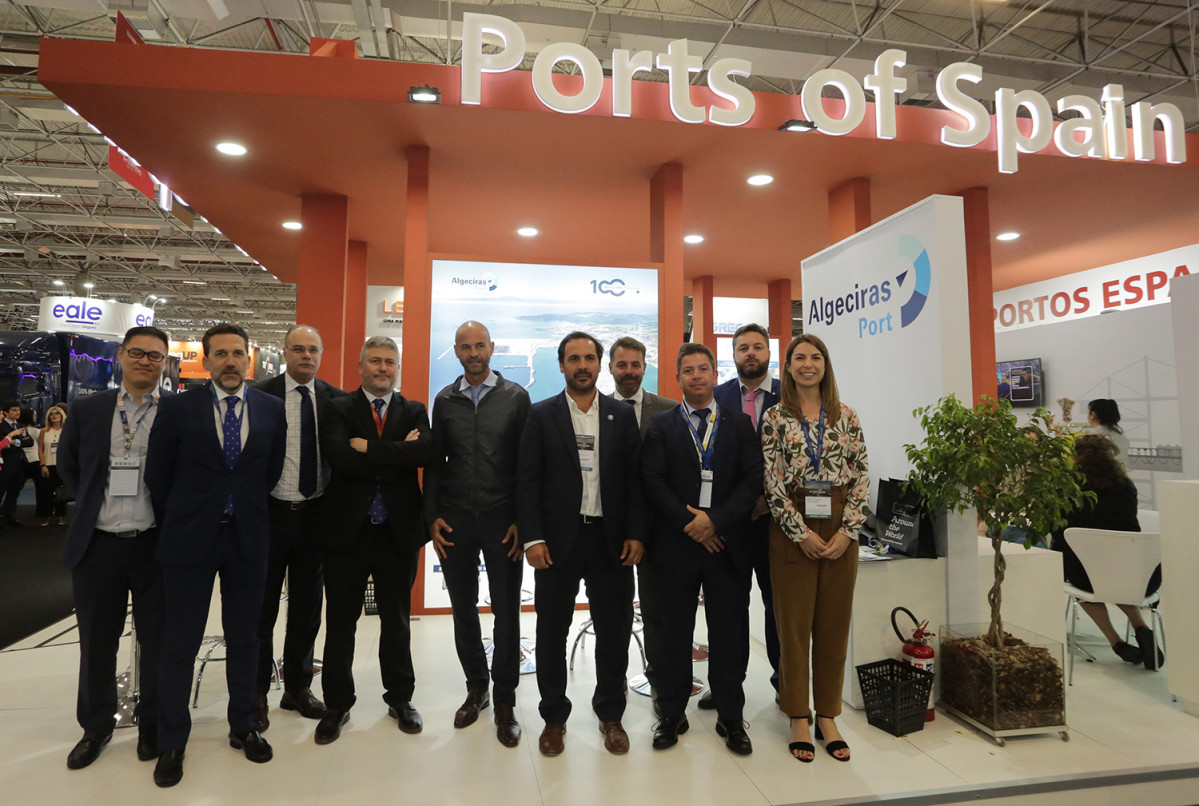 Intermodal stand Ports of Spain