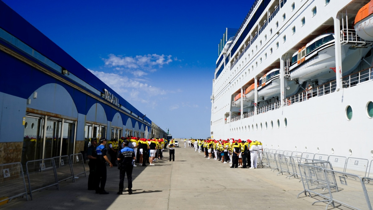 Port de Tarragona   Simulacro   Cruceros