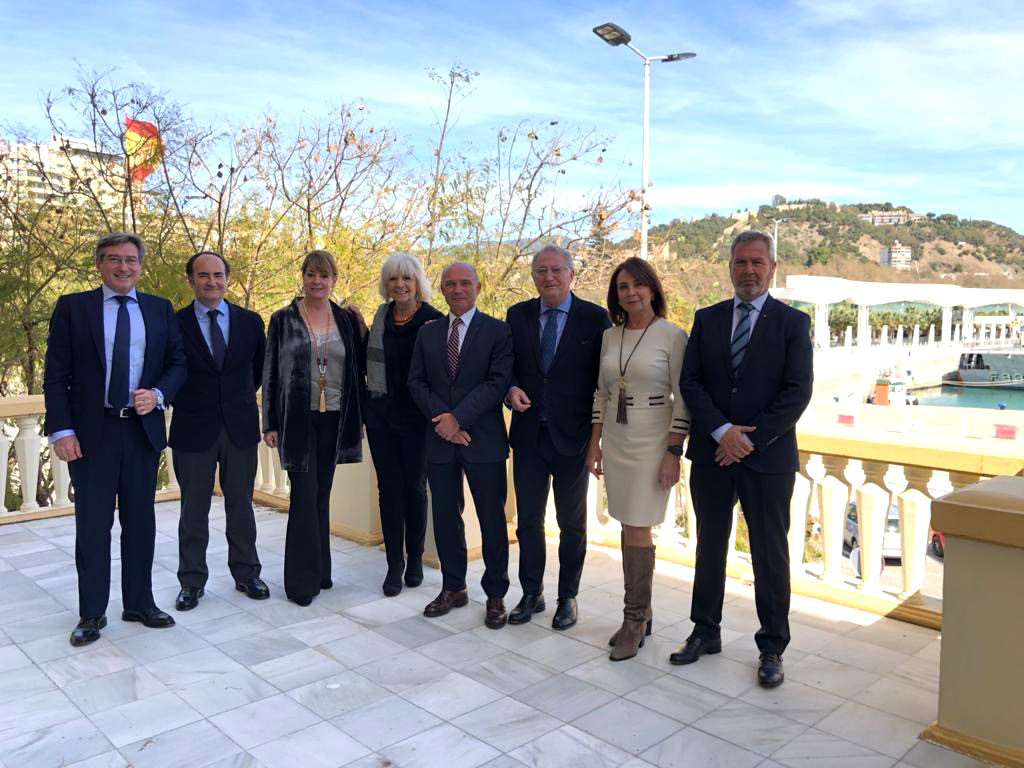 Presidentes Autoridades Portuarias andaluzas y gerente de Suncruise Andaluciu0301a