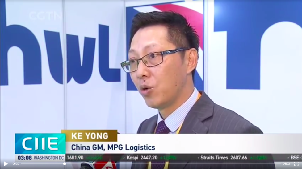 MPG Logistics   CIIE   Ke Yong