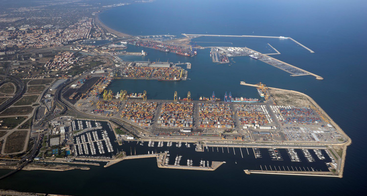Puerto de Valencia   panorámica nueva terminal