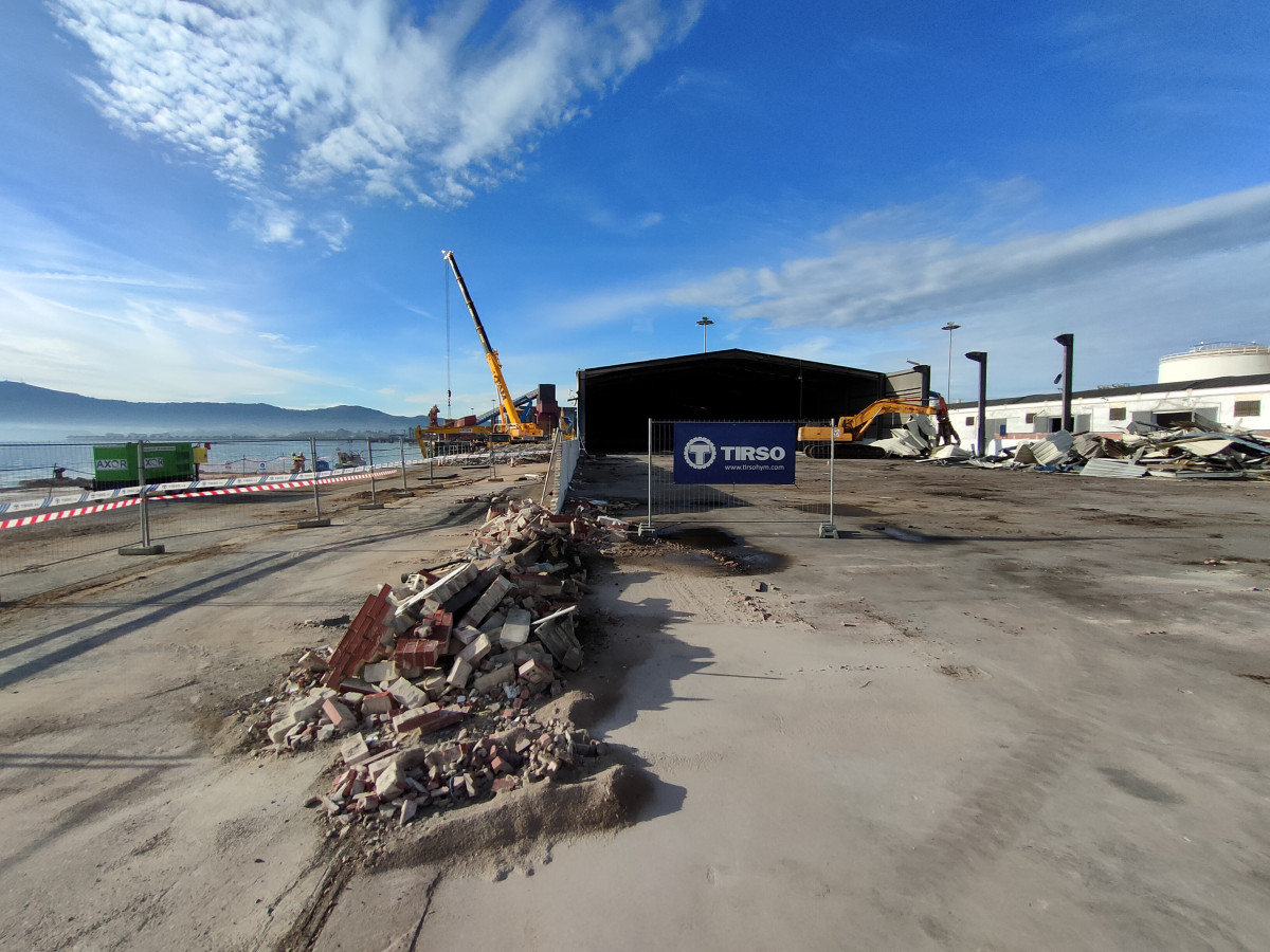 Puerto de Santander   obras estaciu00f3n GNL