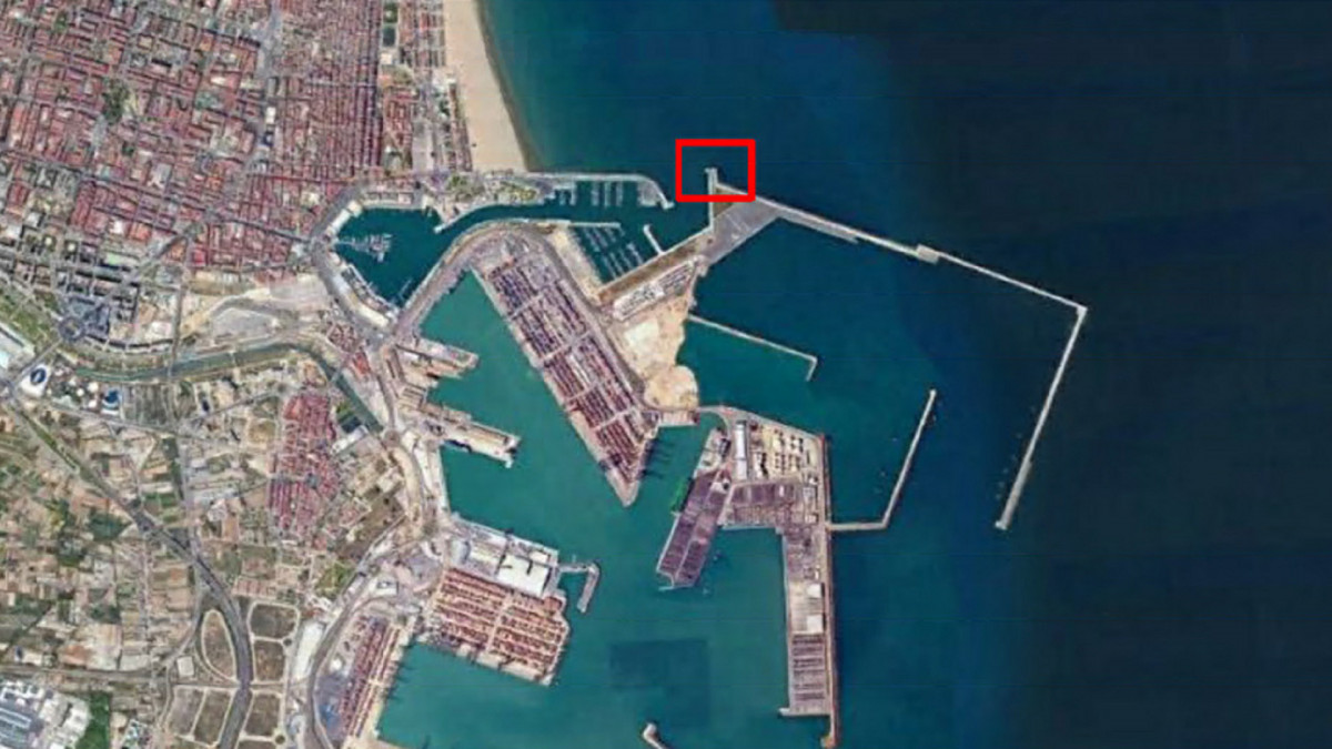 Ubicacion Projecte WEC puerto de Valencia