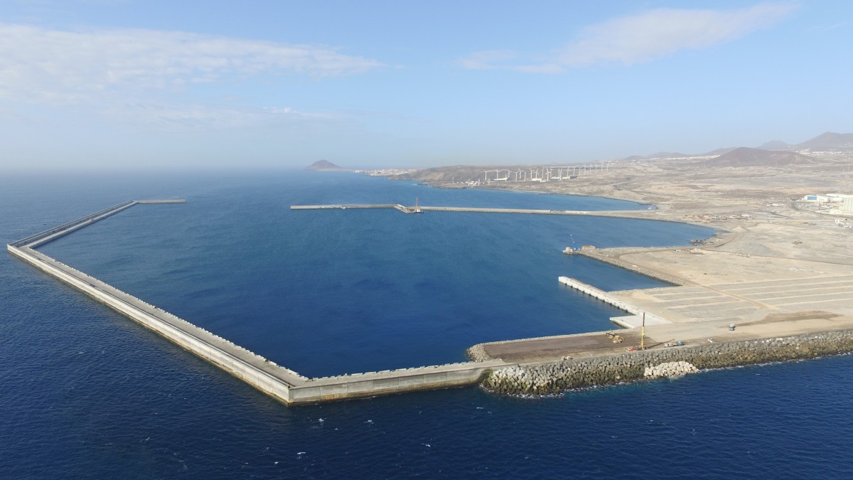 Puertos de Tenerife   obras abrigo   puerto Granadilla