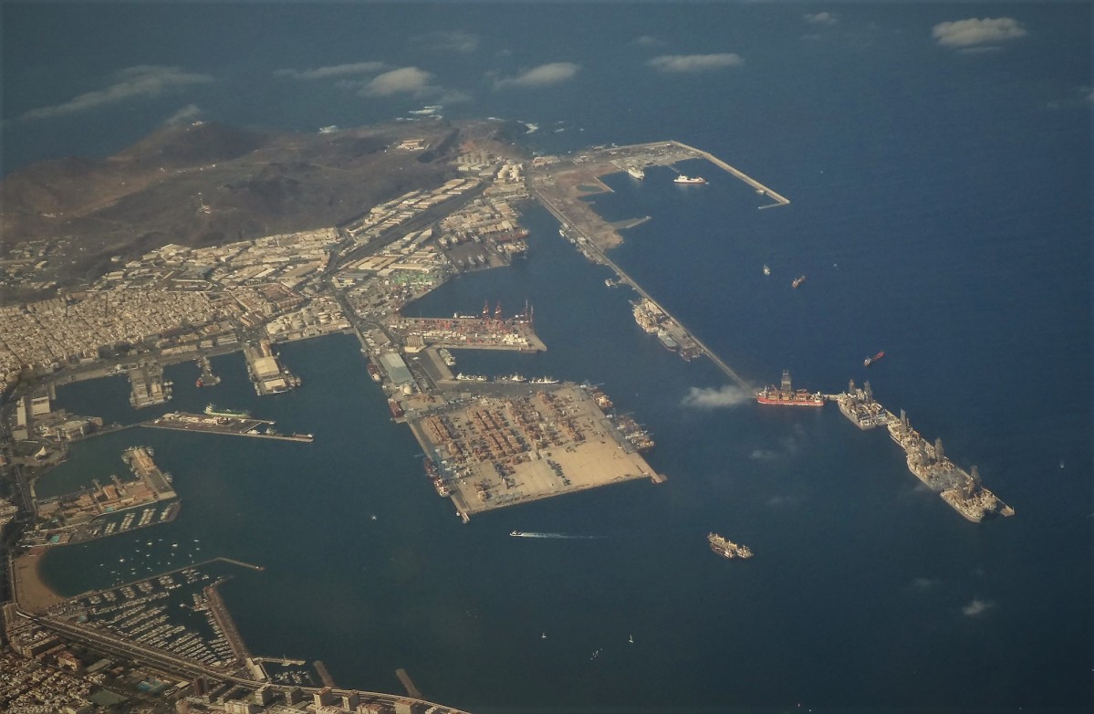 Puertos de Las Palmas   panorámica oct 18