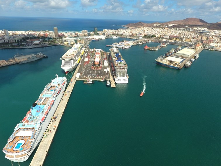 Puerto Las Palmas   Panoru00e1mica cruceros   may19