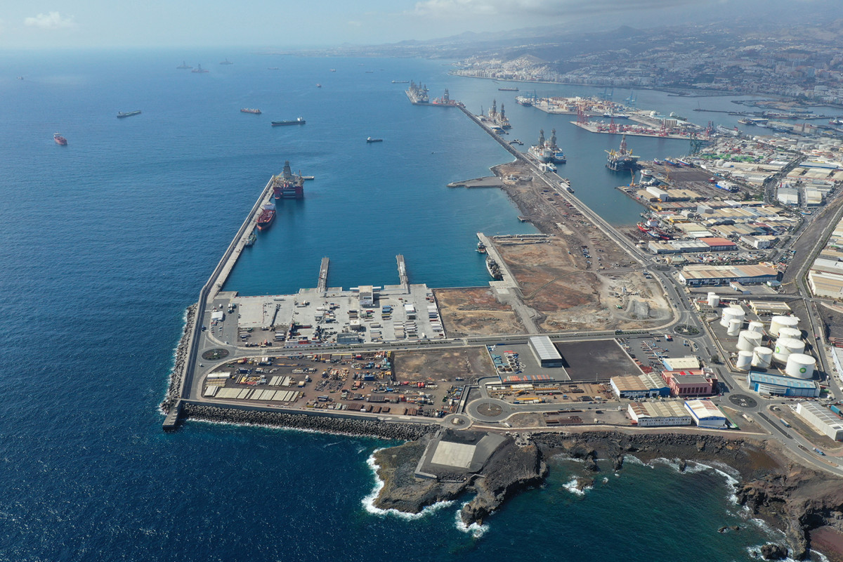 Puerto de Las Palmas vista au00e9rea 2020 9