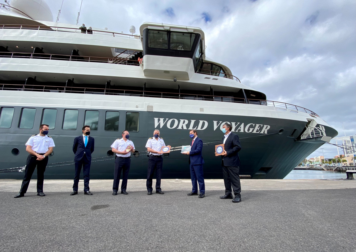 Puerto de Las Palmas   crucero World Voyager