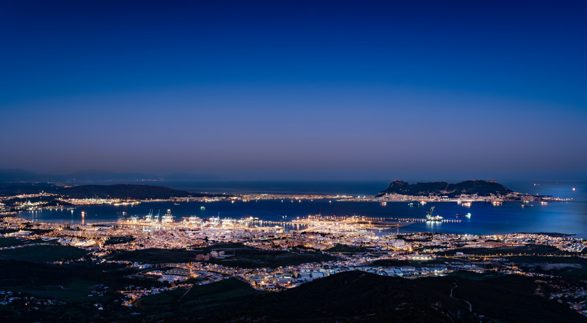 Puerto de Algeciras 2019. Nocturna