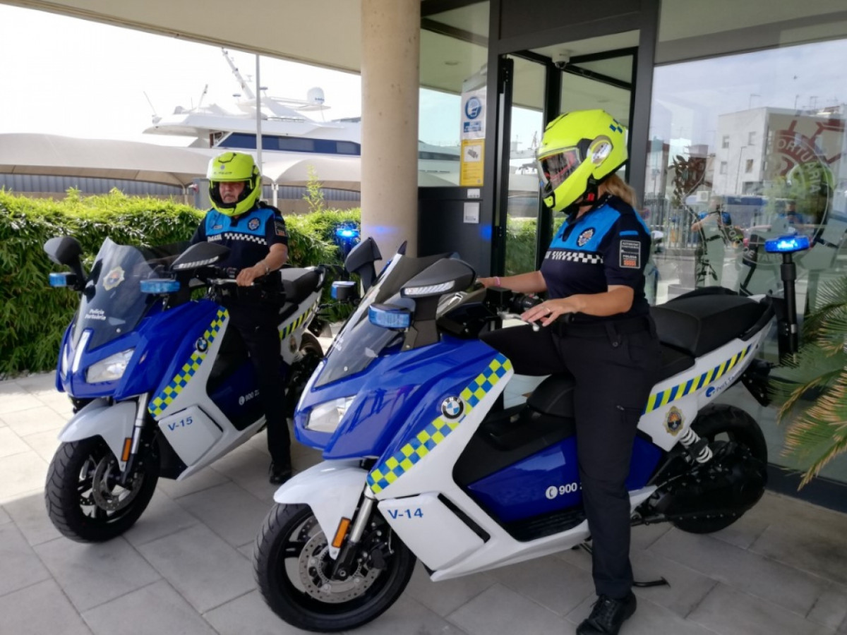 Port de Tarragona   Motocicletas eleu0301ctricas   policiu0301a portuaria