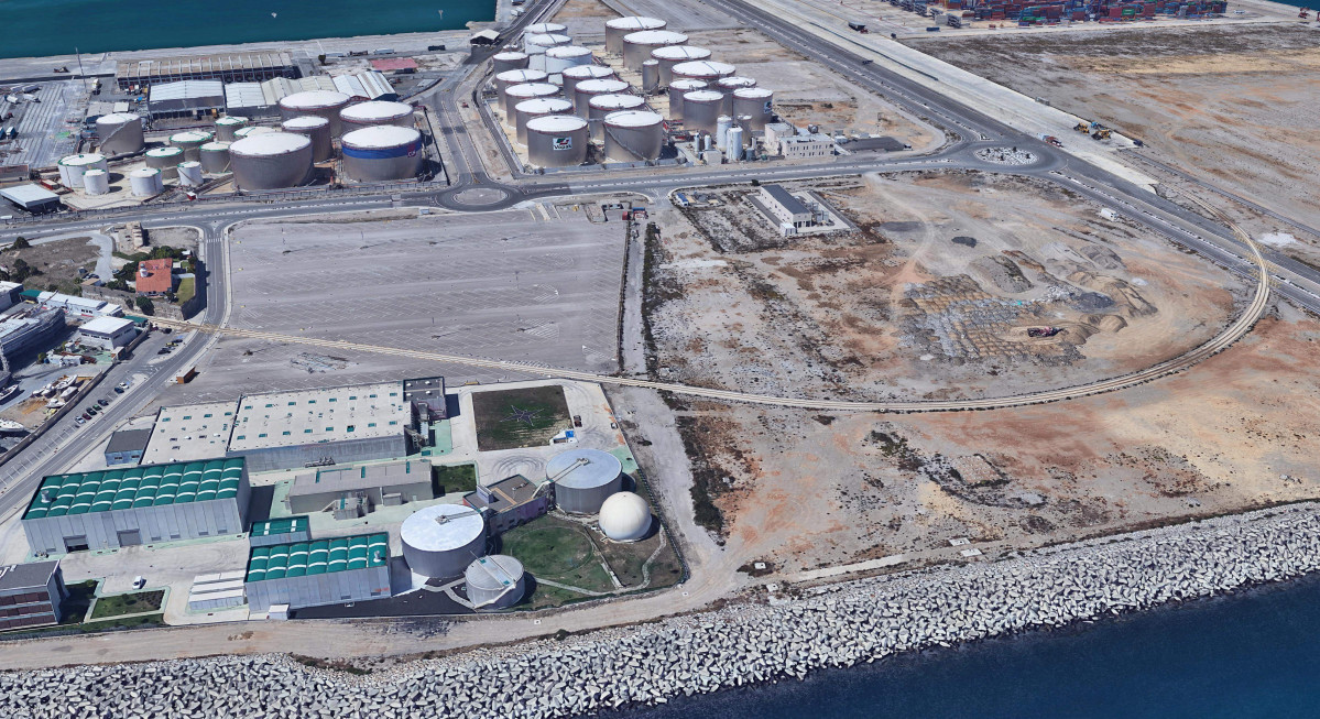 Puerto de Algeciras   espacio previsto para proyecto Hu00e9rcules