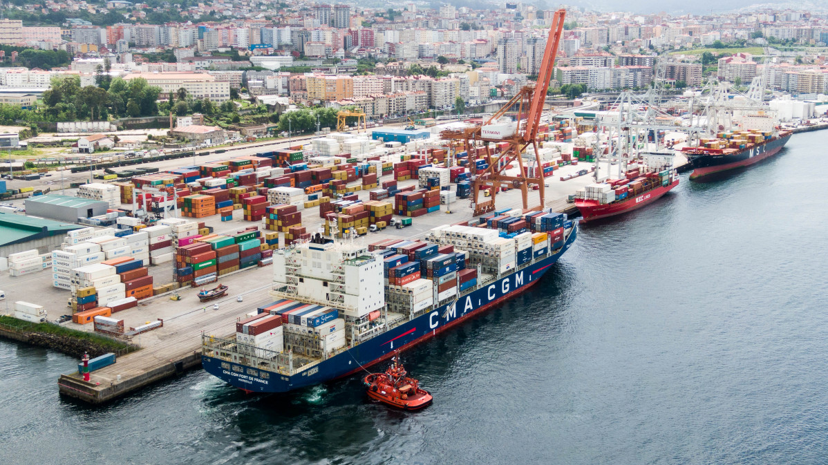 Puerto de Vigo   CMA CGM   Contenedores