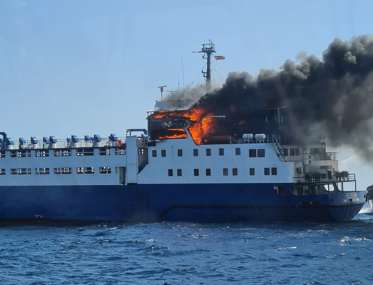 Port de Tarragona   Incendio   Elbeik   bque ganado