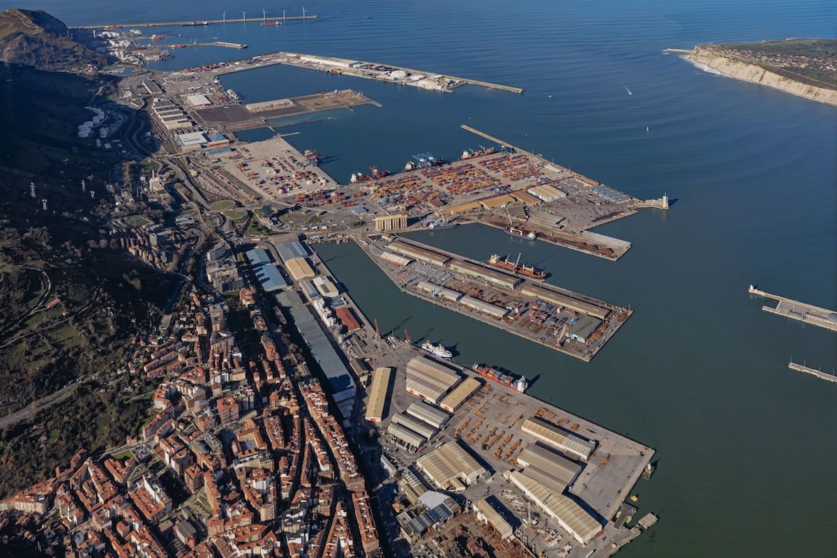 Puerto de Bilbao panoru00e1mica 2022