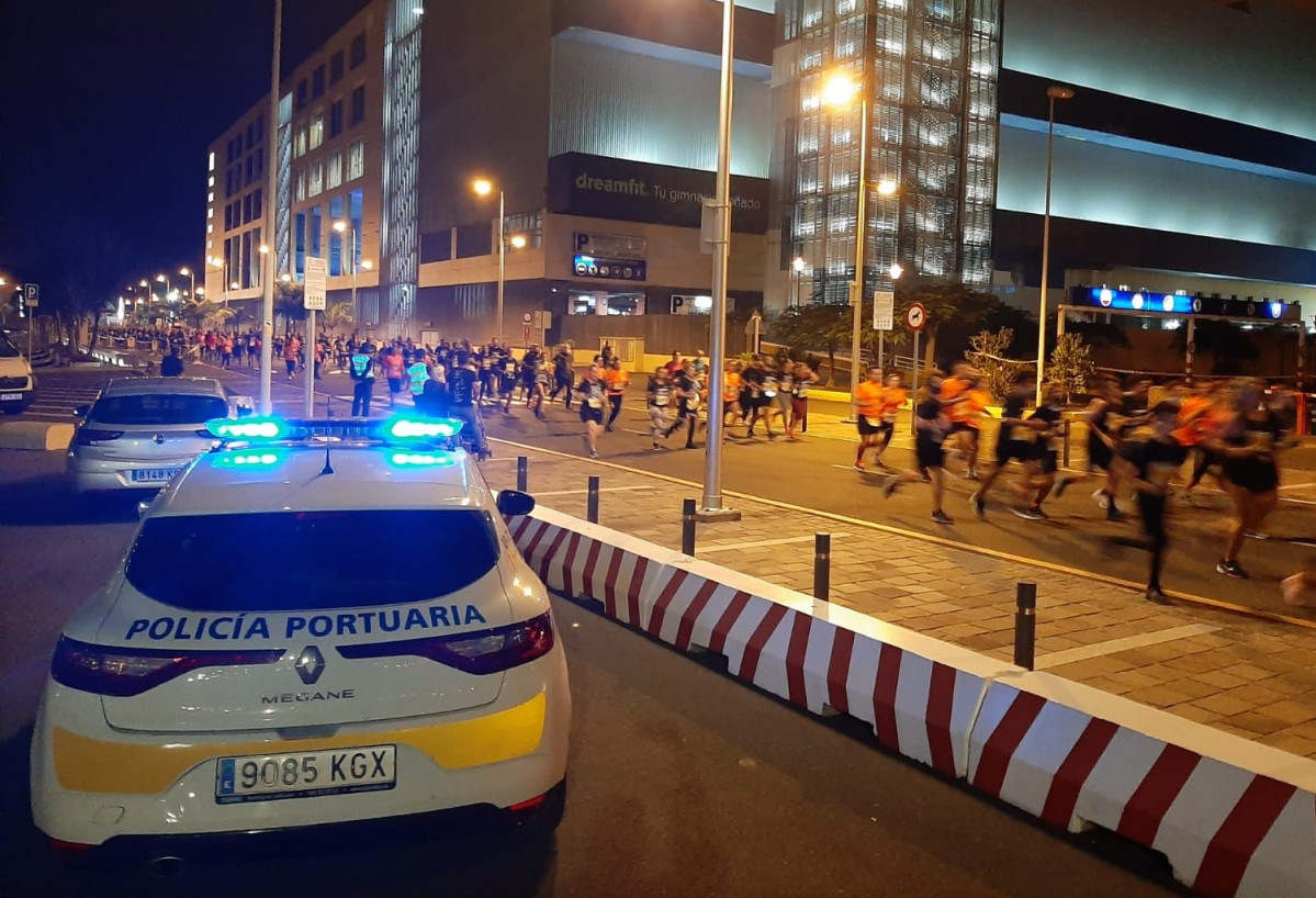 Puertos de Las Palmas   Policiu0301a portuaria    2021 Puerto Ciudad night run 1